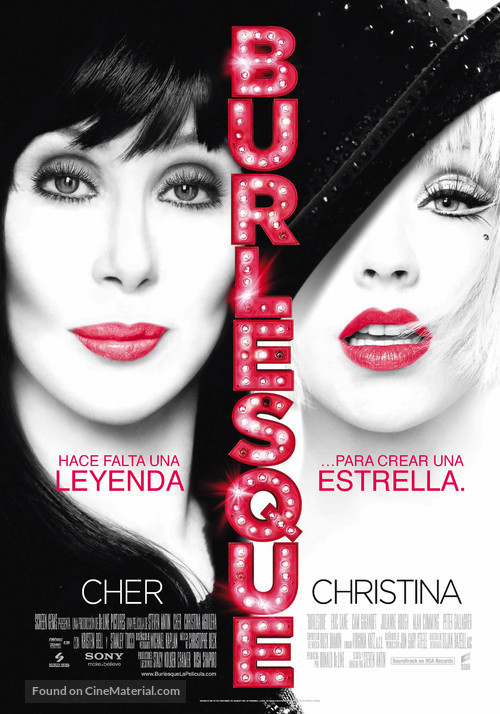 Burlesque - Spanish Movie Poster