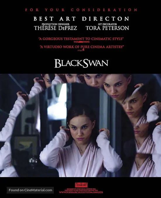 Black Swan - For your consideration movie poster