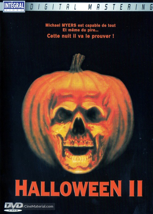 Halloween II - French DVD movie cover