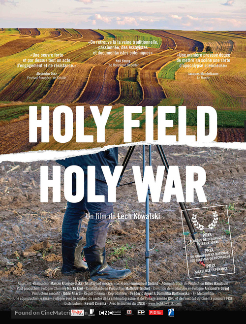 Holy Field Holy War - French Movie Poster