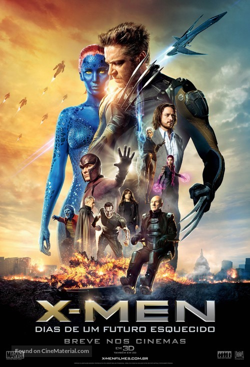 X-Men: Days of Future Past - Brazilian Movie Poster
