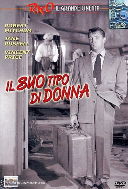 His Kind of Woman - Italian DVD movie cover