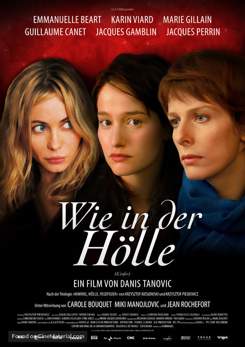 L&#039;enfer - German Movie Poster