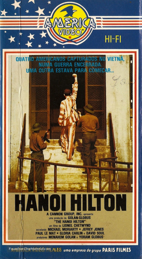 The Hanoi Hilton - Brazilian VHS movie cover