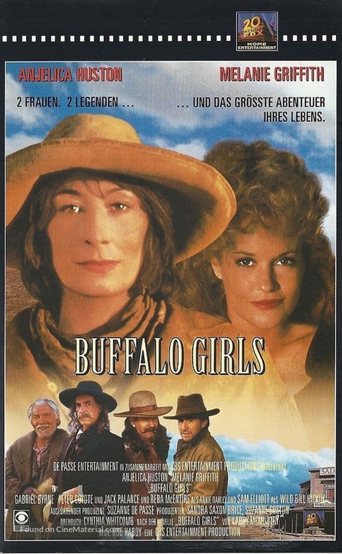 Buffalo Girls - German VHS movie cover