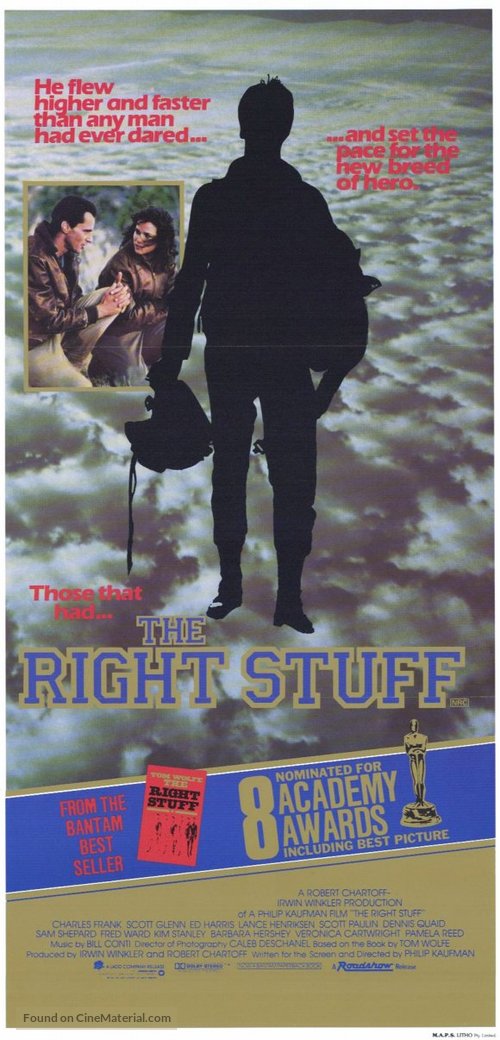 The Right Stuff - Australian Movie Poster