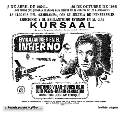 Embajadores en el infierno - Spanish poster