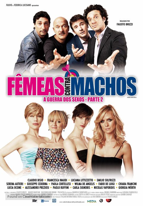 Femmine contro maschi - Portuguese Movie Poster