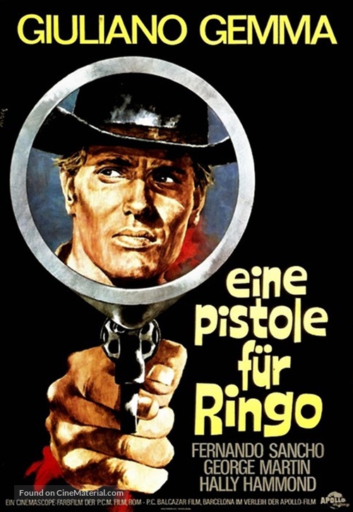 Una pistola per Ringo - German Movie Poster