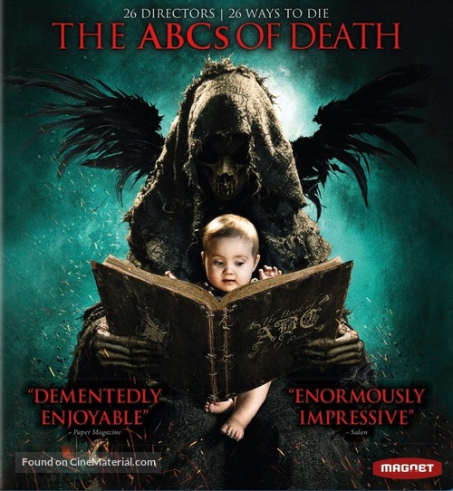 The ABCs of Death - Canadian Blu-Ray movie cover
