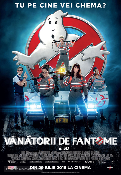 Ghostbusters - Romanian Movie Poster