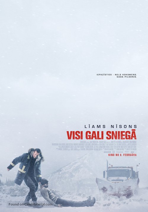 Cold Pursuit - Latvian Movie Poster
