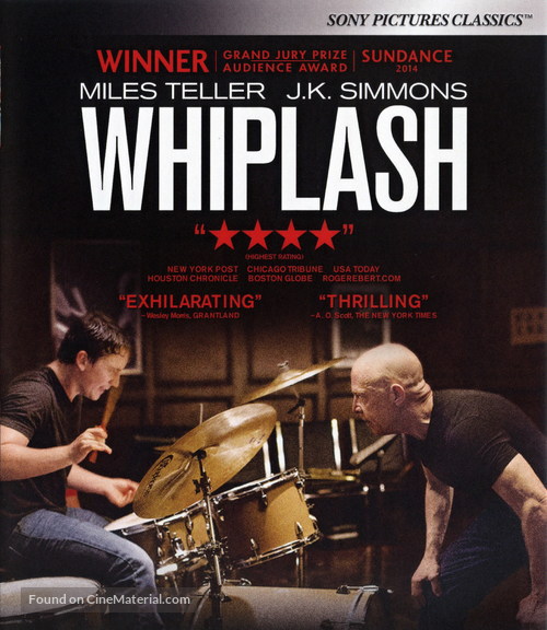 Whiplash - Blu-Ray movie cover