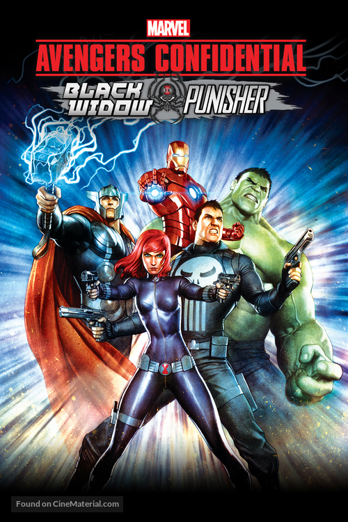 Avengers Confidential: Black Widow &amp; Punisher - DVD movie cover