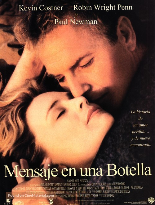 Message in a Bottle - Spanish Movie Poster