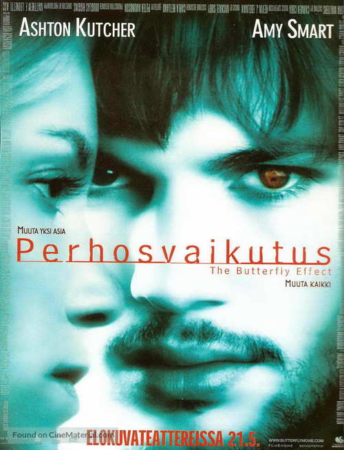 The Butterfly Effect - Finnish Movie Poster