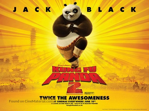 Kung Fu Panda 2 - British Movie Poster