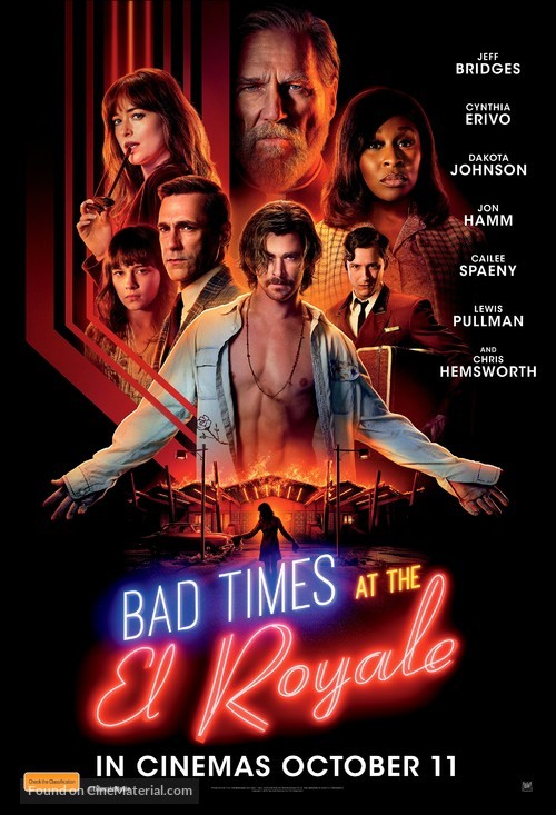 Bad Times at the El Royale - Australian Movie Poster