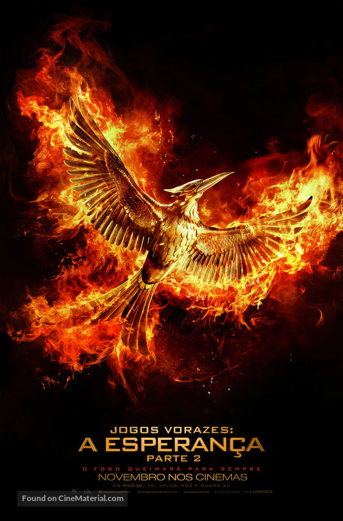 The Hunger Games: Mockingjay - Part 2 - Brazilian Movie Poster