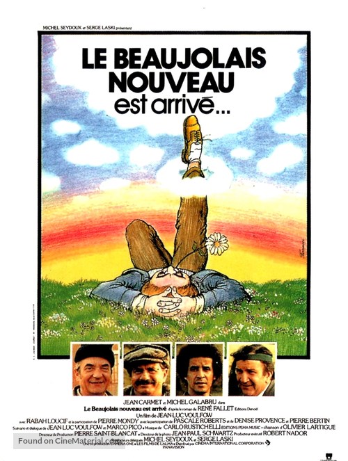 Le beaujolais nouveau est arriv&eacute; - French Movie Poster