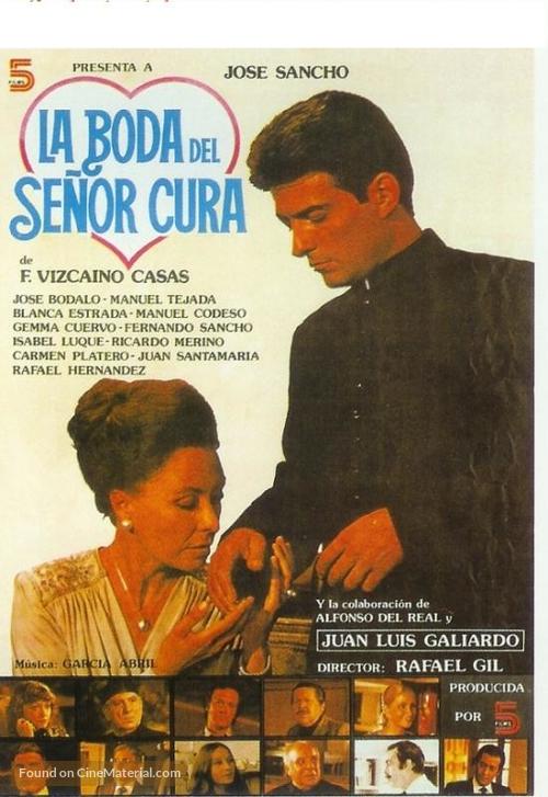 Boda del se&ntilde;or cura, La - Spanish Movie Poster