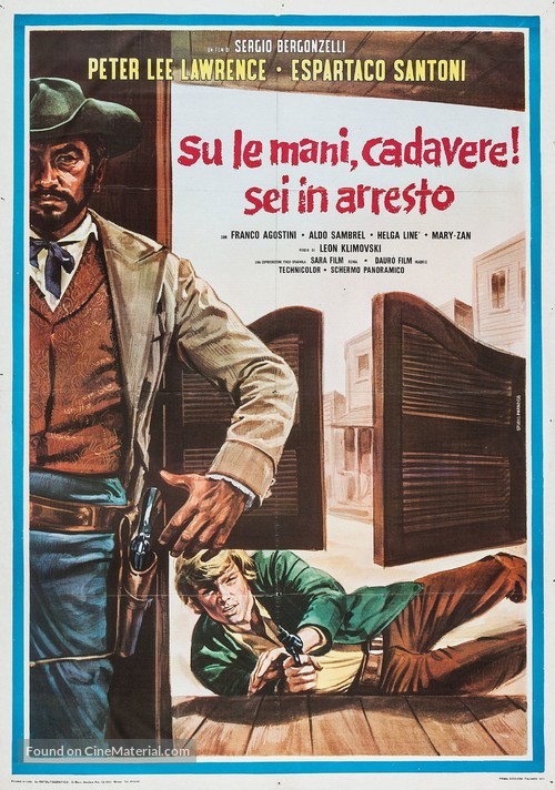 Su le mani, cadavere! Sei in arresto - Italian Movie Poster