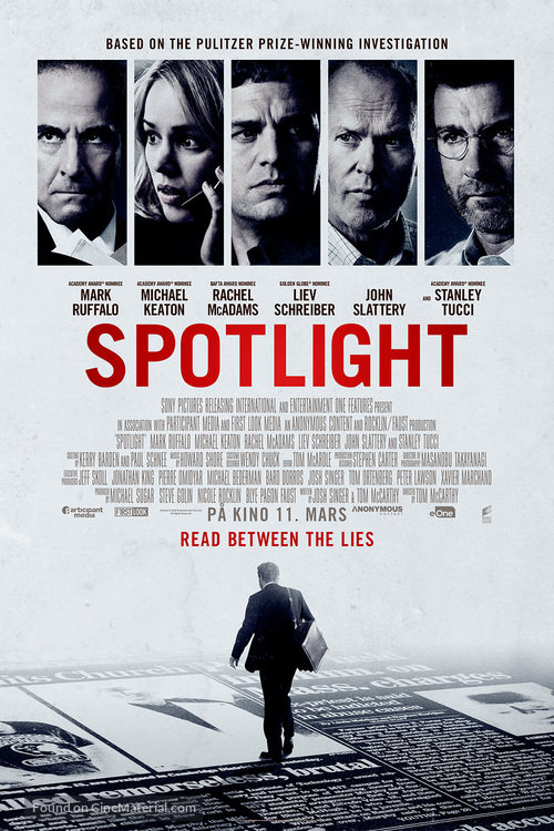 Spotlight - Norwegian Movie Poster