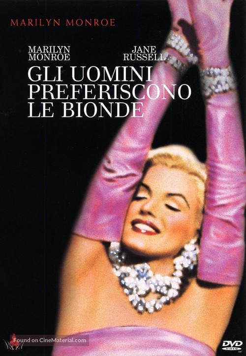 Gentlemen Prefer Blondes - Italian Movie Cover