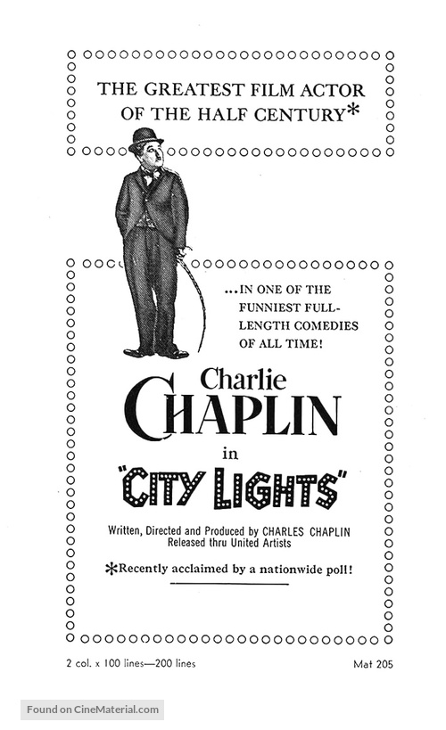 City Lights - poster