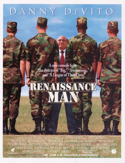 Renaissance Man - Movie Poster