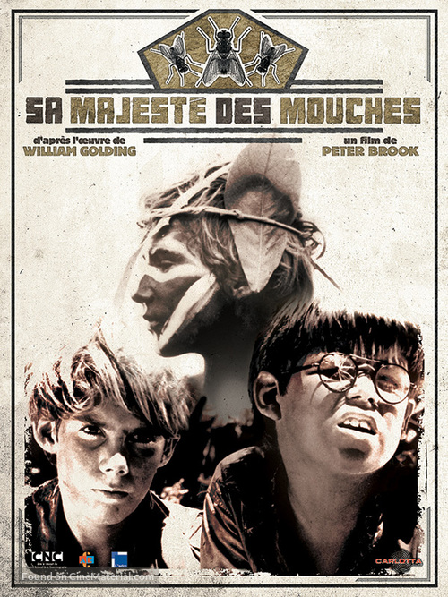Lord of the Flies - French Re-release movie poster