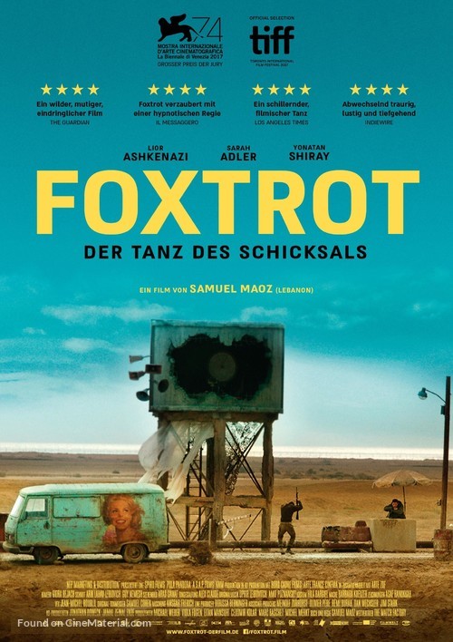 Foxtrot - German Movie Poster