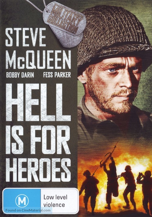 Hell Is for Heroes - Australian DVD movie cover