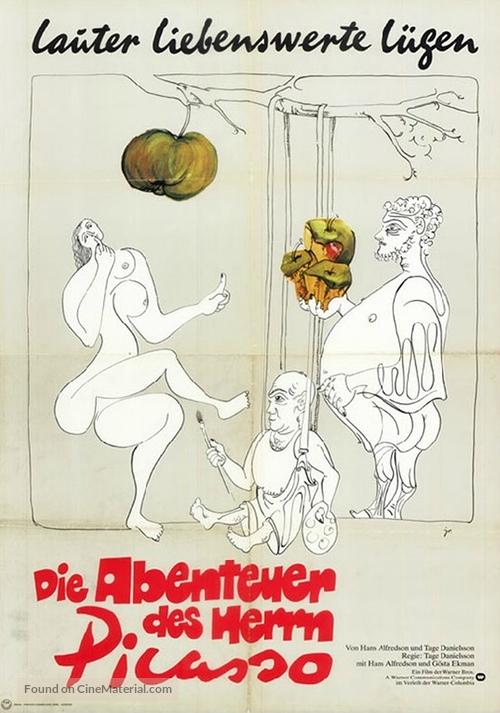 Picassos &auml;ventyr - German Movie Poster