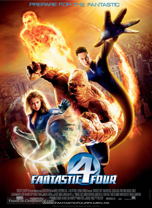 Fantastic Four - Danish Movie Poster