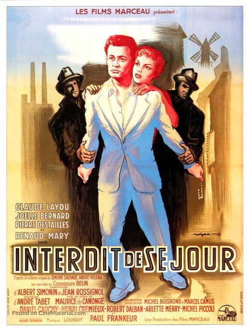 Interdit de s&eacute;jour - French Movie Poster