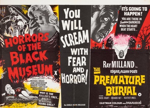 Horrors of the Black Museum - British Combo movie poster