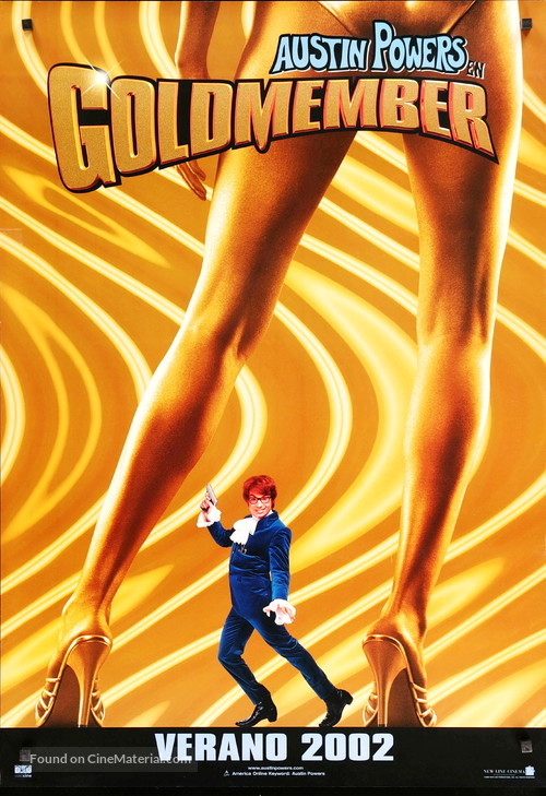 Austin Powers in Goldmember - Spanish Movie Poster