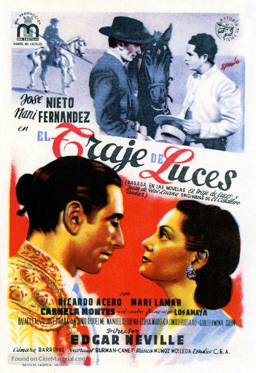 El traje de luces - Spanish Movie Poster