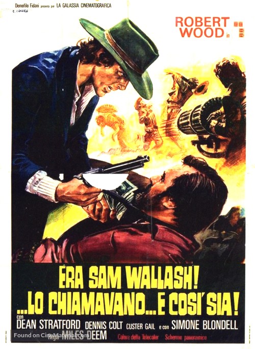 Era Sam Wallash... lo chiamavano &#039;Cos&igrave; Sia&#039; - Italian Movie Poster