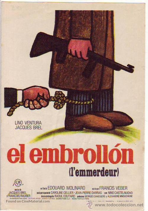 L&#039;emmerdeur - Spanish Movie Poster