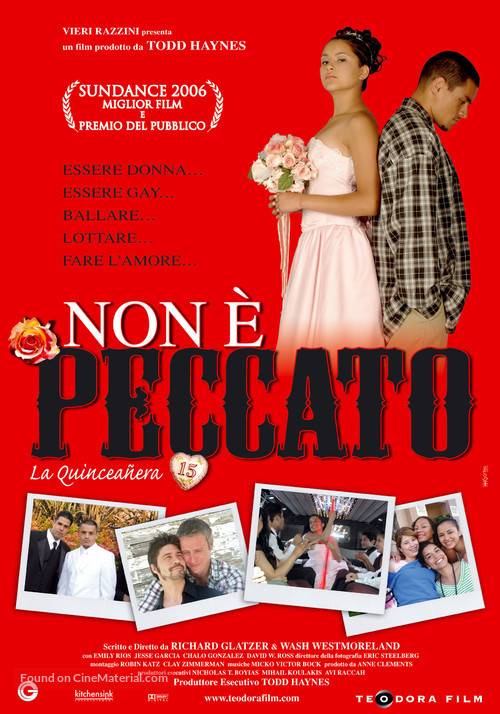 Quincea&ntilde;era - Italian Movie Poster