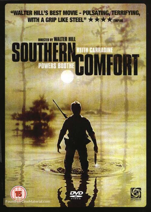 Southern Comfort - British DVD movie cover
