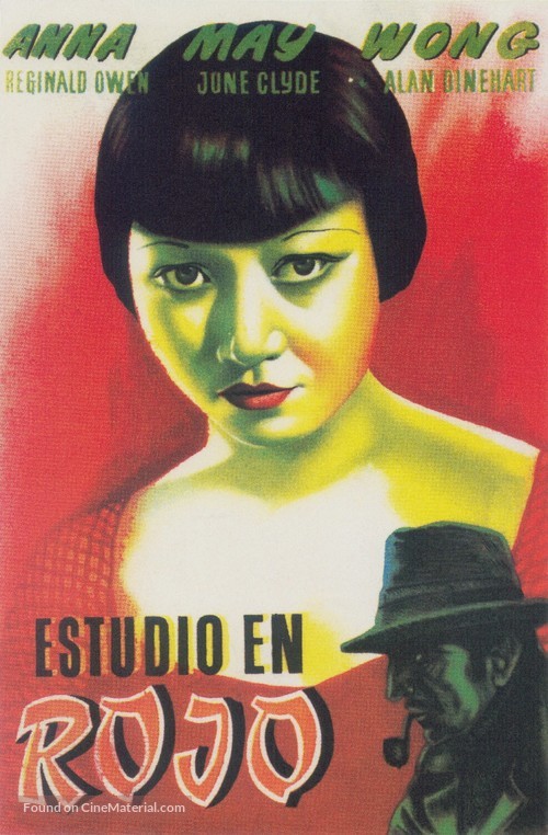 A Study in Scarlet - Spanish Movie Poster
