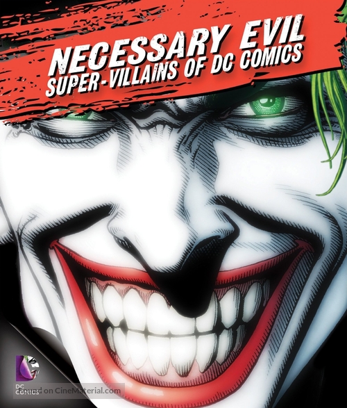 Necessary Evil: Villains of DC Comics - Blu-Ray movie cover