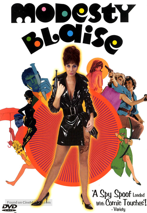 Modesty Blaise - DVD movie cover