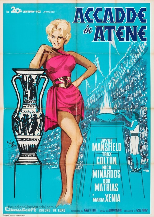 It Happened in Athens - Italian Movie Poster