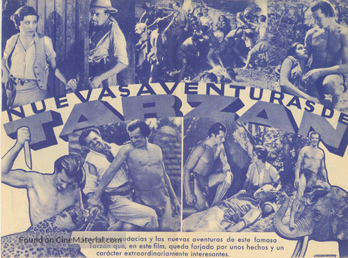 The New Adventures of Tarzan - Spanish poster