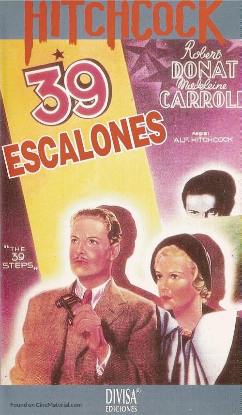 The 39 Steps - Spanish VHS movie cover