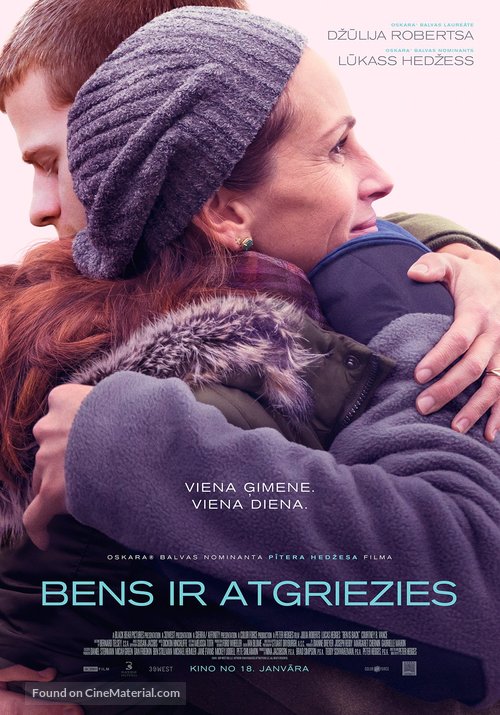 Ben Is Back - Latvian Movie Poster